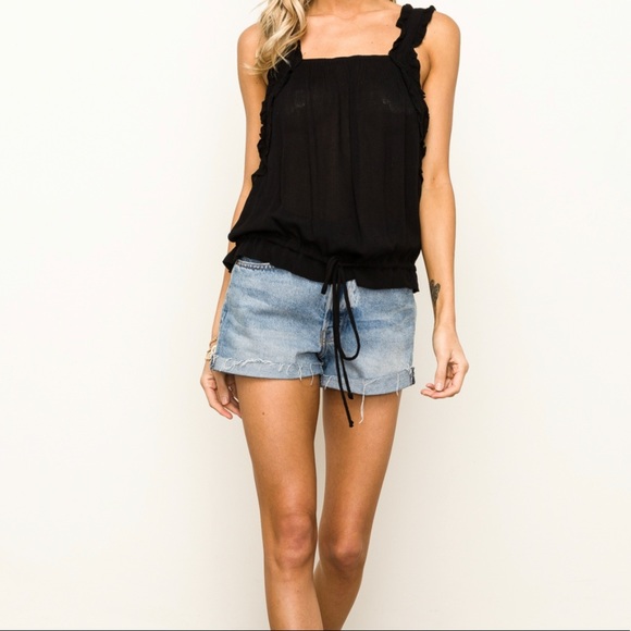 Black Sleeveless Top - Picture 3 of 8